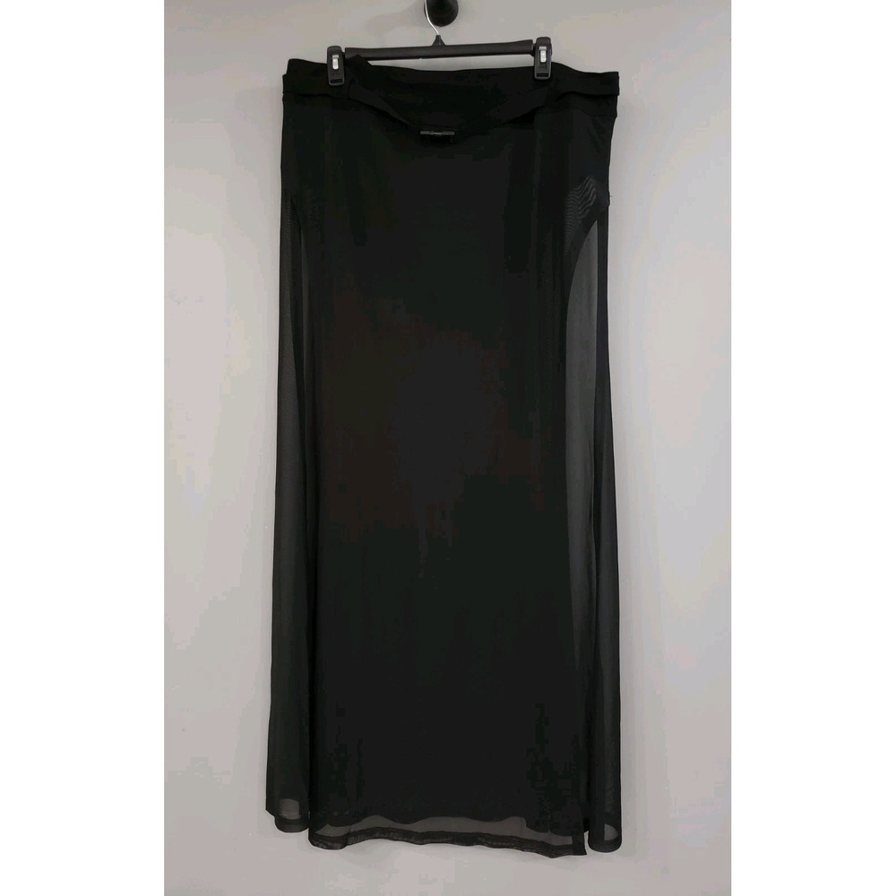 NEW 4XL Killstar Synthia Maxi Skirt Sheer Black Gothic Witchy Alternative Punk